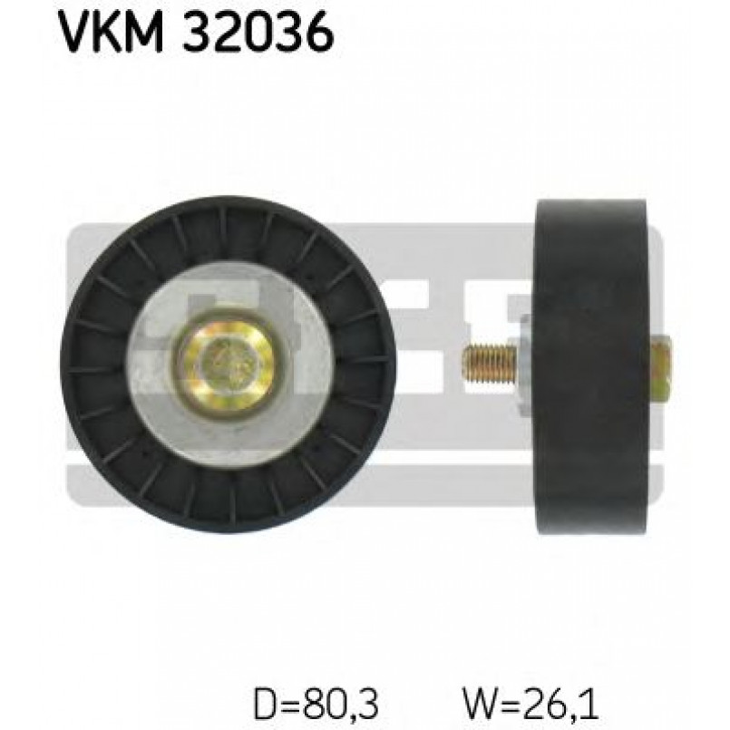 VKM 32036 SKF Ролик модуля натягувача ременя
